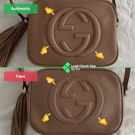 fake gucci waist pouch|authenticity of gucci soho bag.